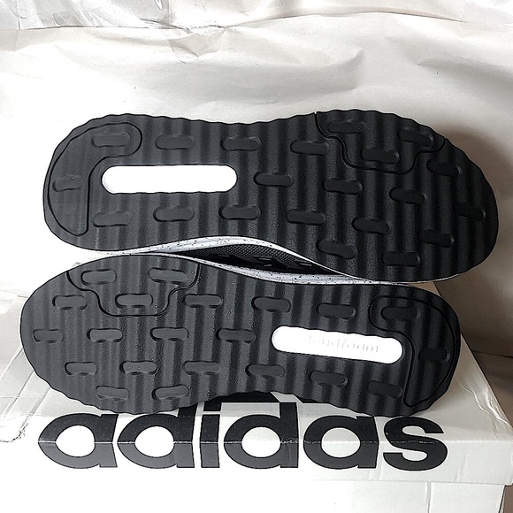 ADIDAS CLOUDFOAM X_PLRPULSE Black w Speckled Soles Slip On Shoes Unisex NIB - Picture 8 of 17